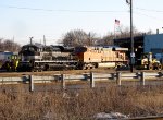 NS 1066 and BNSF 5834